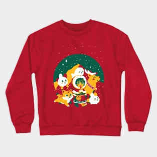 Winter animals Crewneck Sweatshirt